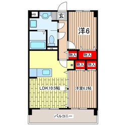 Y&MドリームⅢの物件間取画像